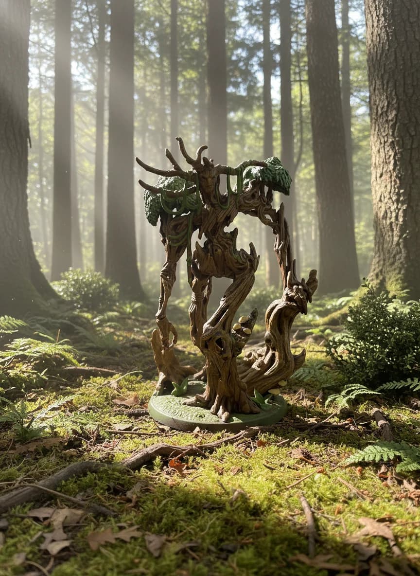 3d-print loot-studios  - An ent walking through a forest